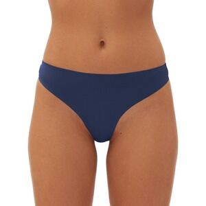 GapBody Women Seamless Laser Bonded Thong Panty Blue XS Essentials Underwear NWT